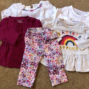 First Impressions Burgundy Baby Bundle